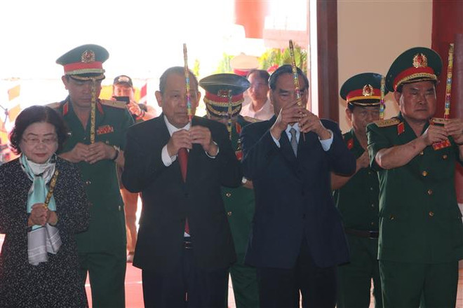 Khánh thành Đền thờ liệt sỹ Khu di tích quốc gia khu vực Đồn Long Khốt ảnh 2