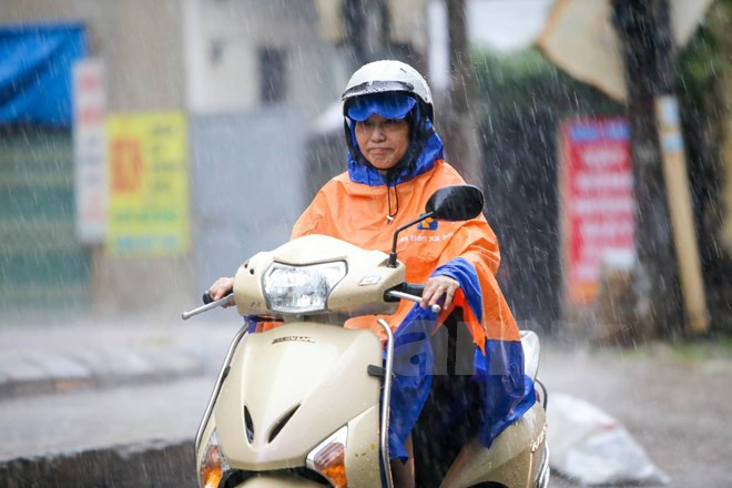 Ảnh minh họa. (Nguồn: TTXVN) Hầu hết các khu vực trên cả nước có mưa dông trong ngày cuối tuần ảnh 1