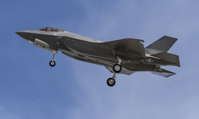 Hàn Quốc: Máy bay F-35A tham gia diễn tập tiếp liệu trên không ảnh 1