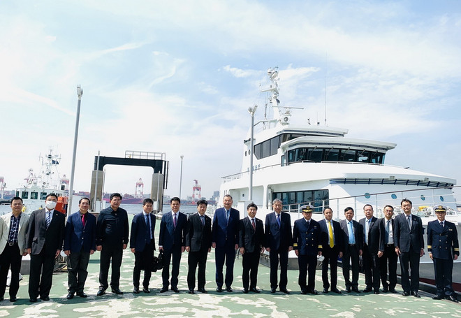 Bộ trưởng Bộ Công an Tô Lâm thăm Lực lượng Bảo vệ Bờ biển Nhật Bản ảnh 1