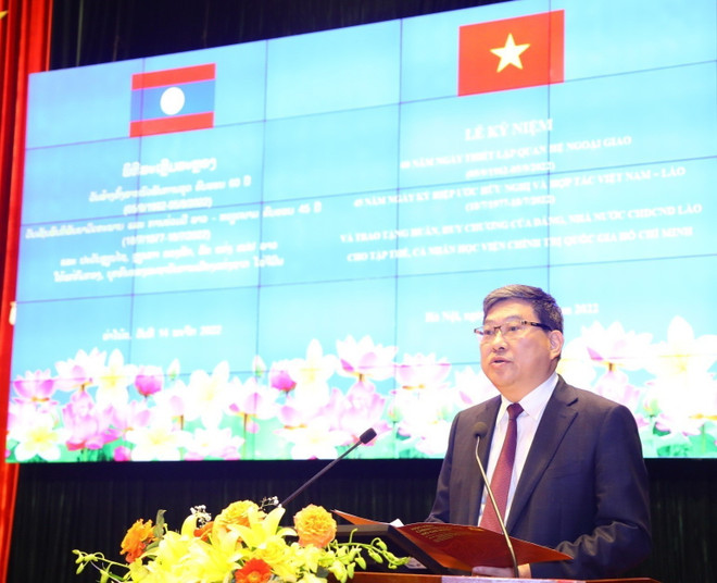Tăng cường hợp tác đào tạo, bồi dưỡng cán bộ lãnh đạo, quản lý cho Lào ảnh 1