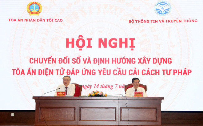 Đặt mục tiêu đến năm 2025, hoàn thành việc xây dựng tòa án điện tử ảnh 1