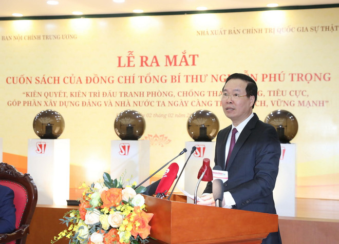 Ra mắt cuốn sách của Tổng Bí thư về phòng, chống tham nhũng, tiêu cực ảnh 2