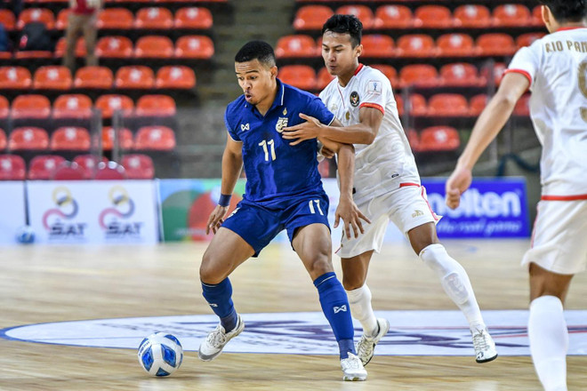 Thái Lan được đánh giá cao hơn nhưng lại bị Indonesia cầm hòa. (Nguồn: FAT) Giải Futsal Đông Nam Á: Thái Lan bất ngờ chia điểm với Indonesia ảnh 1