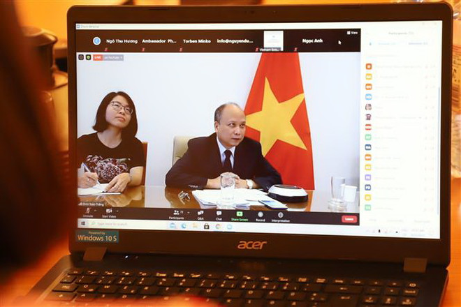 Tọa đàm trực tuyến nhân kỷ niệm 45 năm quan hệ Việt Nam-Đức ảnh 1