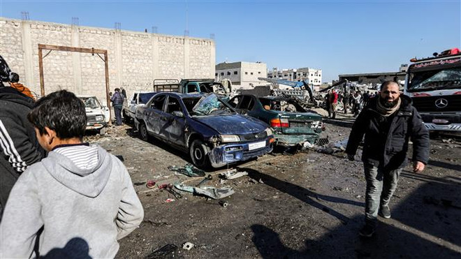 Đánh bom xe ở khu vực Tây Bắc Syria khiến nhiều người thương vong ảnh 1