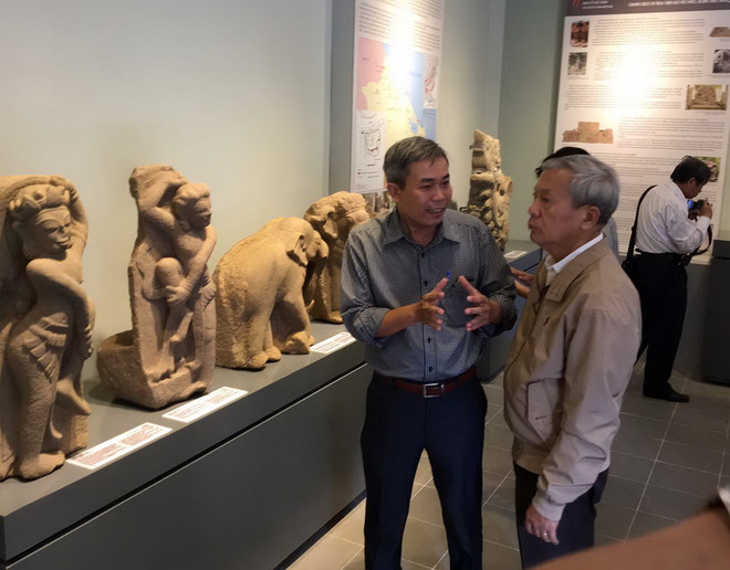 Trưng bày nhiều cổ vật Chàm tại Bảo tàng cổ vật Cung đình Huế ảnh 1