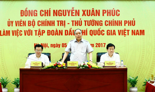 Thủ tướng làm việc tại Tập đoàn Dầu khí Quốc gia Việt Nam ảnh 1