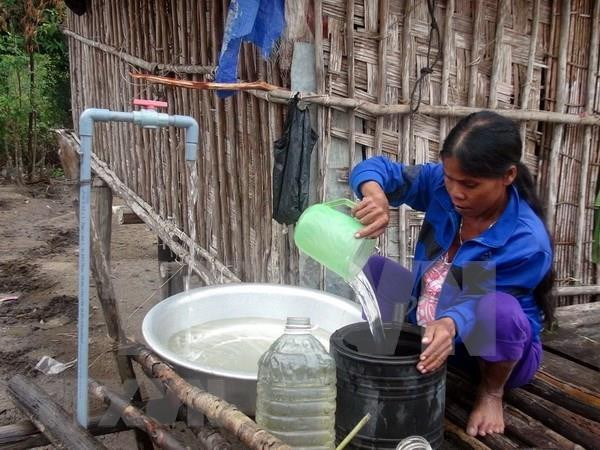 Ảnh minh họa. (Nguồn: TTXVN) Tiền Giang cung cấp nước ngọt miễn phí cho 5.000 hộ dân vùng hạn mặn ảnh 1