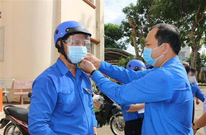 Đồng Tháp: Nhiều mô hình đi chợ hộ trong thời gian giãn cách xã hội ảnh 1