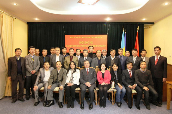 Hội nghị các cán bộ chủ chốt cộng đồng người Việt ở Ukraine ảnh 1
