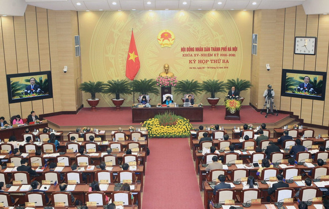 Khai mạc kỳ họp thứ 3 Hội đồng Nhân dân thành phố Hà Nội khóa XV ảnh 1