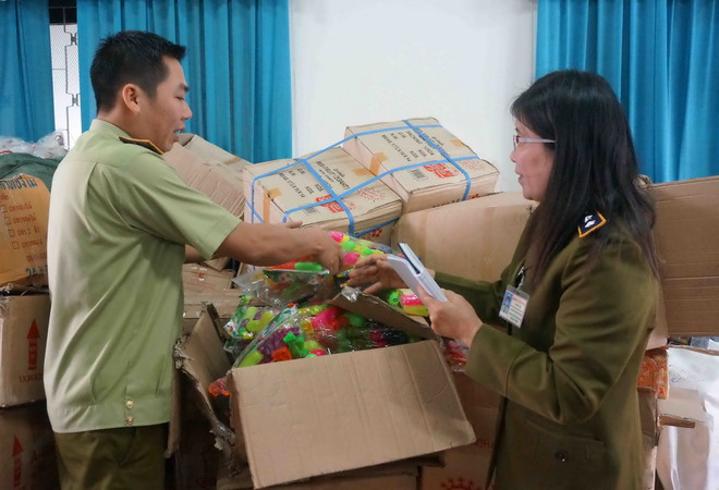 Bình Dương tiêu hủy hơn 6.000 sản phẩm không đảm bảo chất lượng ảnh 1