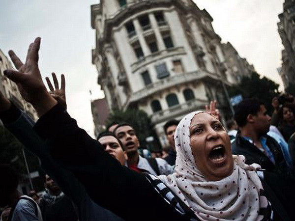 Người Ai Cập xuống đường để phản đối Luật biểu tình ảnh 1