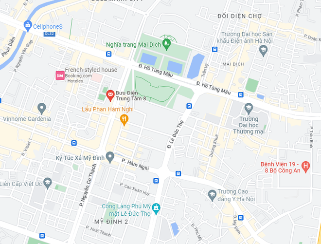 Vị trí nút giao Nguyễn Cơ Thạch-Hồ Tùng Mậu. (Nguồn: Google Maps) Hà Nội: Tổ chức lại nút giao Nguyễn Cơ Thạch-Hồ Tùng Mậu từ ngày 22/4 ảnh 1