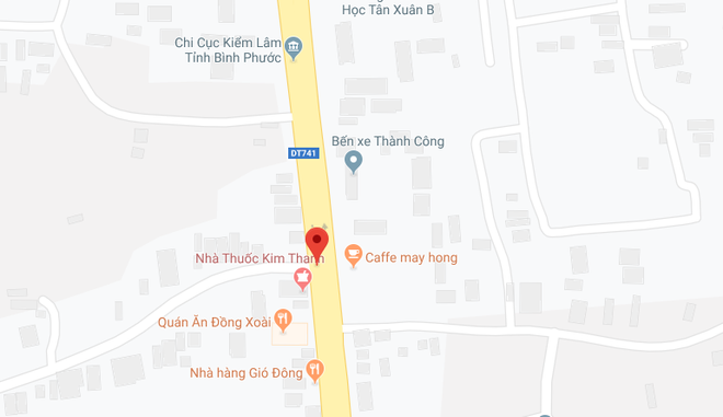 Bình Phước: Xe container đâm xe máy, một thanh niên tử vong tại chỗ ảnh 1