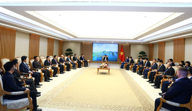 Phó Thủ tướng tiếp xã giao Trưởng các đoàn dự Hội nghị ACCSM 21 ảnh 1