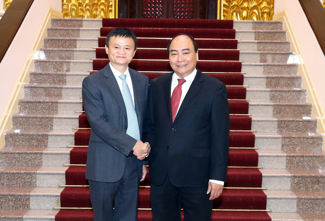 Thủ tướng Nguyễn Xuân Phúc tiếp Chủ tịch Tập đoàn Alibaba Jack Ma ảnh 1