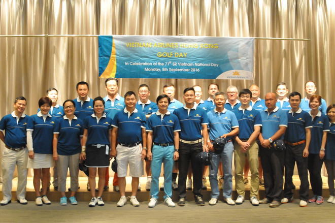 Vietnam Airlines tại Hong Kong tổ chức giải golf mừng Quốc khánh ảnh 1
