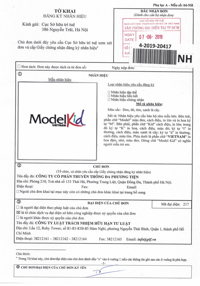 Lùm xùm chuyện bản quyền chương trình Model Kid Việt Nam ảnh 1