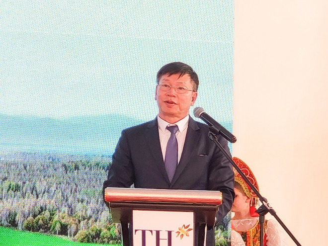 Ông Nguyễn Đăng Hiền, Tổng lãnh sự Việt Nam tại Vladivostok phát biểu tại sự kiện. (Nguồn: Vietnam+) Nguyễn Đăng Hiền Tổng lãnh sự-rs.jpg