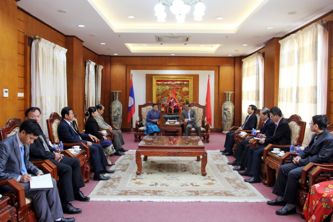 Lãnh đạo Lào chúc mừng 88 năm ngày thành lập Đảng Cộng sản Việt Nam ảnh 2