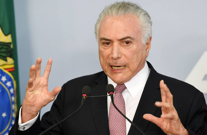 Bốn nhân vật thân cận với Tổng thống Brazil Michel Temer bị bắt giữ ảnh 1