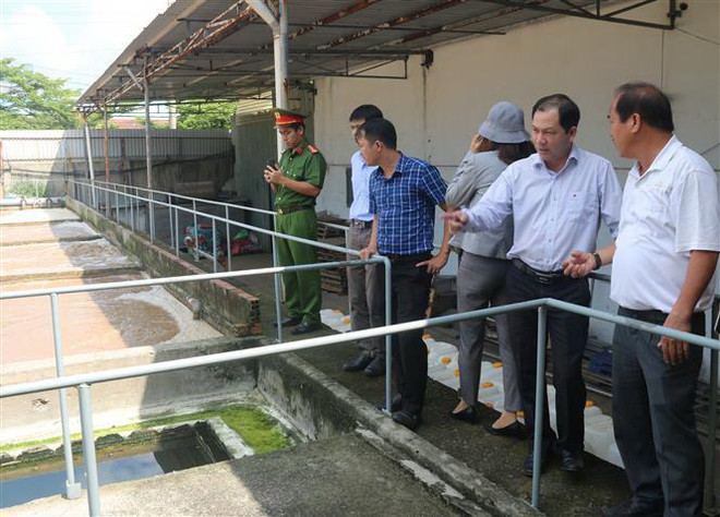 Kiểm tra việc bảo vệ môi trường tại công ty hải sản ở Bà Rịa-Vũng Tàu ảnh 1