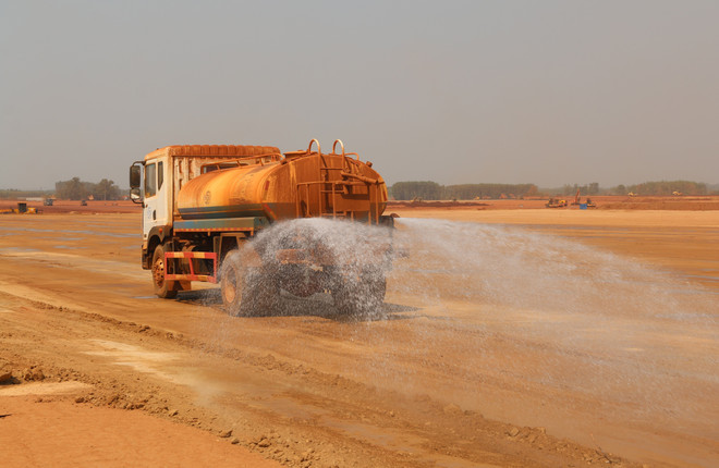 Đồng Nai: Xử lý ô nhiễm bụi tại Sân bay Long Thành ảnh 1