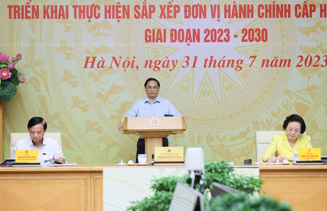 Thủ tướng: Sắp xếp đơn vị hành chính là việc khó, nhạy cảm ảnh 1