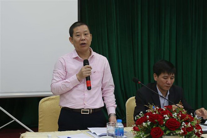 Ông Nguyễn Ngọc Triệu, đại diện ILO tại Việt Nam phát biểu tại Hội thảo. (Ảnh: Thanh Vũ/TTXVN) Việt Nam hướng đến gia nhập Công ước về xóa bỏ lao động cưỡng bức ảnh 2