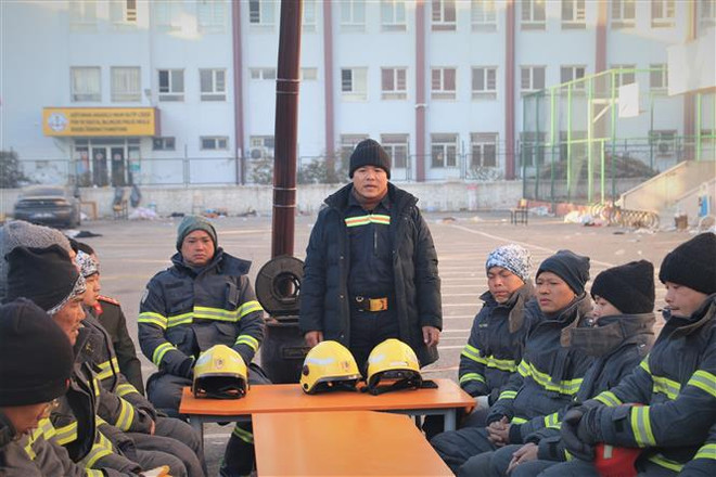 Chuyến công tác đầy nhân văn của đoàn cứu hộ Bộ Công an Việt Nam ảnh 2