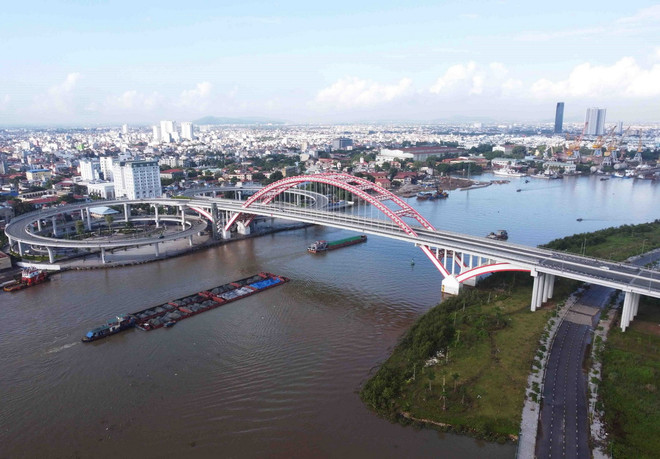 Một góc thành phố Cảng. (Ảnh: Vũ Sinh/TTXVN) ttxvn_hai phong 2.jpg