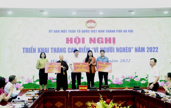 Hà Nội: Triển khai Tháng cao điểm Vì người nghèo năm 2022 ảnh 1