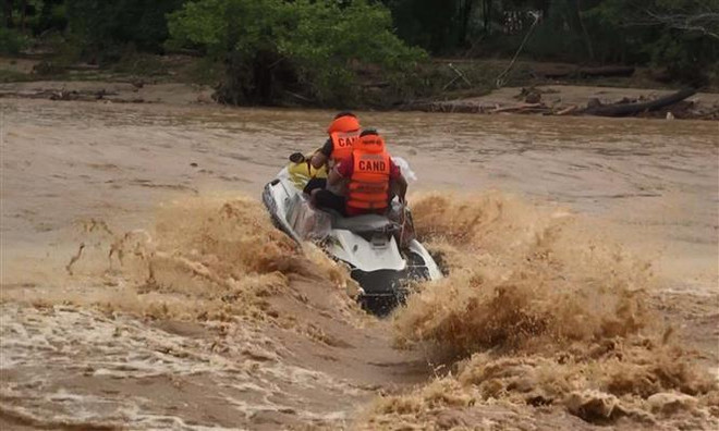 Mực nước các sông ở địa bàn tỉnh Thanh Hóa tiếp tục lên nhanh ảnh 1