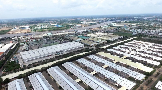 Một khu công nghiệp ở Đồng bằng sông Cửu Long. (Nguồn: TTXVN) Gỡ 'điểm nghẽn' để phát triển nhanh, bền vững Đồng bằng sông Cửu Long ảnh 1