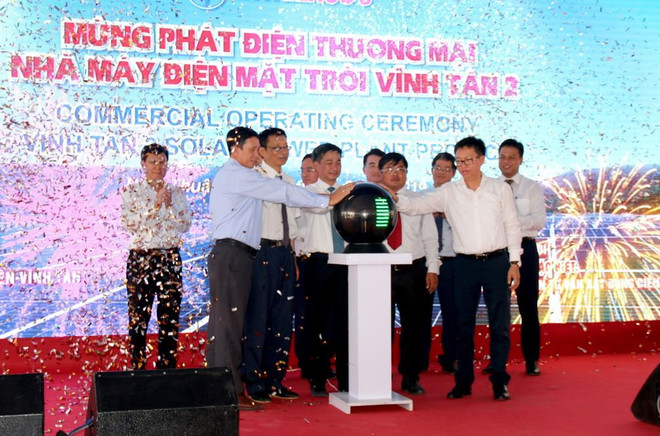Phát điện thương mại Nhà máy điện Mặt Trời Vĩnh Tân 2 ở Bình Thuận ảnh 1