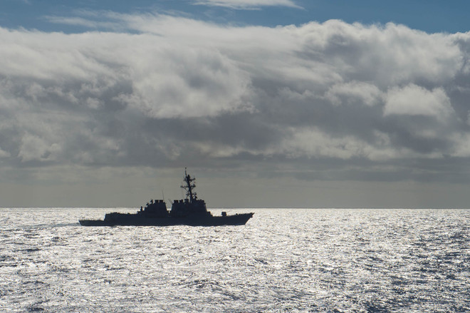 Mỹ điều tàu khu trục tới gần khu vực tranh chấp trên Biển Nhật Bản ảnh 1