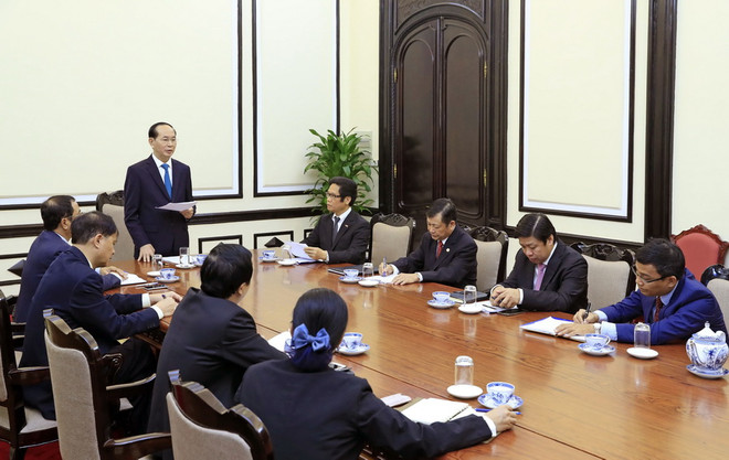 Chủ tịch nước làm việc với Hội đồng Tư vấn kinh doanh APEC ảnh 1