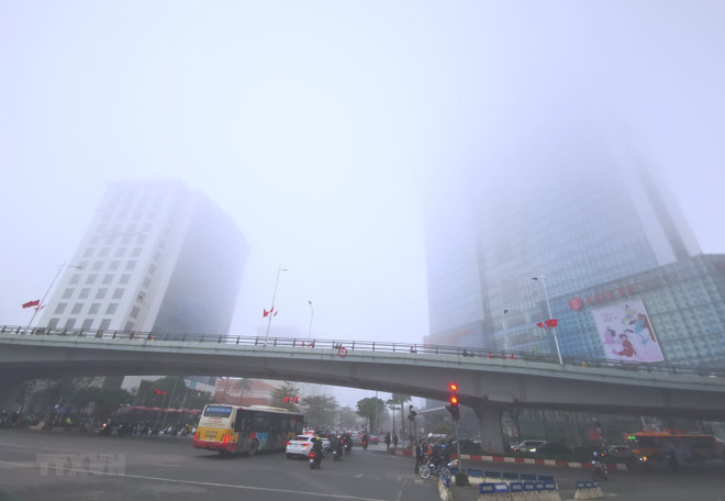 Ảnh minh họa. (Nguồn: TTXVN) Khu vực Bắc Bộ mưa nhỏ vài nơi, Hà Nội có mưa phùn và sương mù ảnh 1