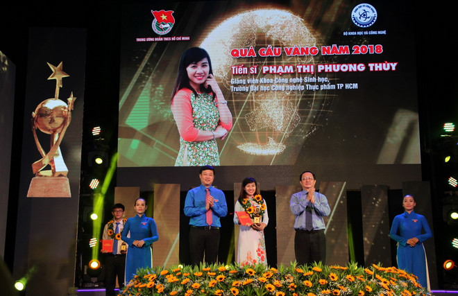 Trao Giải thưởng khoa học công nghệ thanh niên Quả Cầu Vàng 2018 ảnh 1