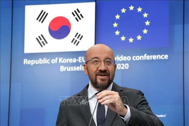 Chủ tịch EC Charles Michel. (Nguồn:TTXVN) Sáu nước EU bày tỏ lo ngại về phân phối vaccine ngừa COVID-19 ảnh 1