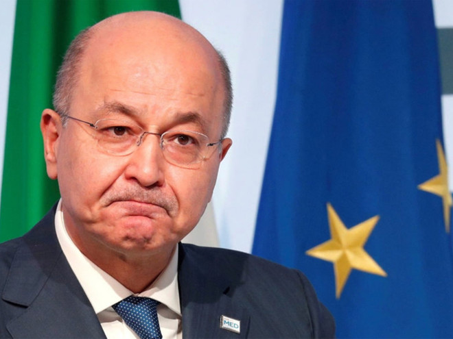 Tổng thống Iraq lên án các vụ tấn công bằng tên lửa của Iran ảnh 1