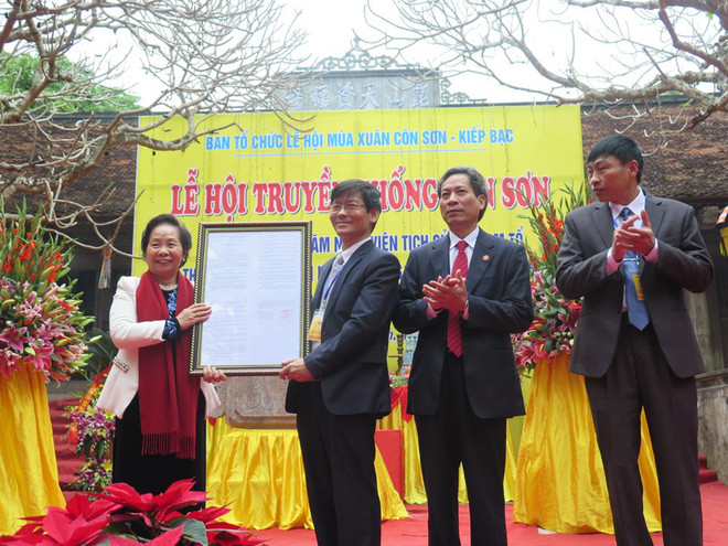 Sôi nổi các hoạt động tại lễ hội mùa Xuân Côn Sơn-Kiếp Bạc ảnh 2