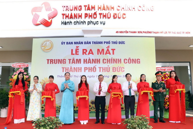 TP.HCM: Ra mắt Trung tâm Hành chính Công thành phố Thủ Đức ảnh 1