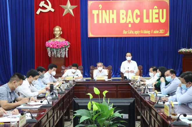 Thứ trưởng Đỗ Xuân Tuyên: Bạc Liêu cần đẩy nhanh tiến độ tiêm vaccine ảnh 1