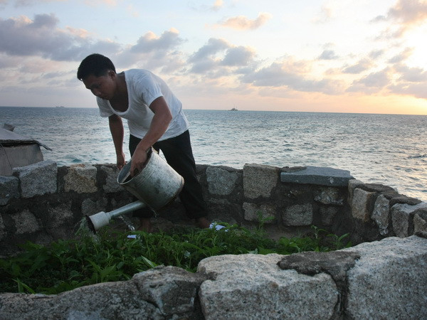 Chiến sỹ Trường Sa phát huy thế mạnh kinh tế của biển đảo ảnh 1