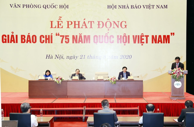 Chính thức phát động giải báo chí '75 năm Quốc hội Việt Nam' ảnh 1