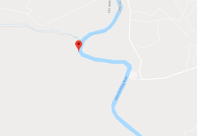 Nơi xảy ra vụ việc. (Nguồn: Google Maps) Tìm thấy thi thể nạn nhân cuối cùng trong vụ lật sà lan tại Long An ảnh 1