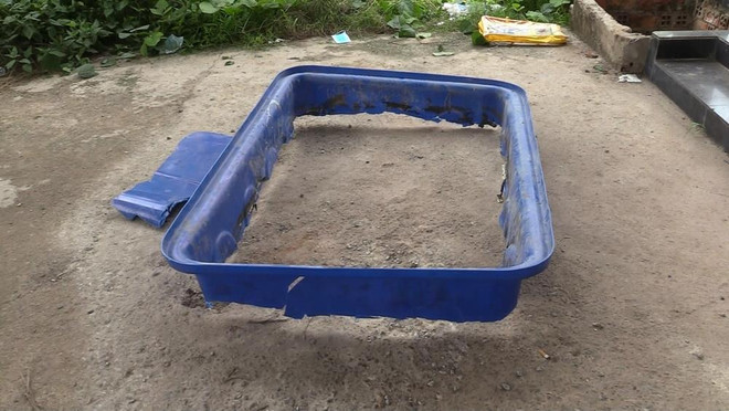 Công an Bình Dương phát thông báo nhận dạng thi thể bị lấp bêtông ảnh 1